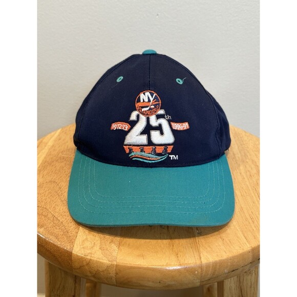 Vintage New York Islanders Snapback Hat‎ 25th Anniversary NHL Hockey - Picture 1 of 7